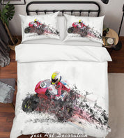 3D Abstract Limit Motorcycle Quilt Cover Set Bedding Set Duvet Cover Pillowcases A138 LQH- Jess Art Decoration