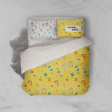 3D Yellow Cartoon Pattern Quilt Cover Set Bedding Set Pillowcases 44- Jess Art Decoration