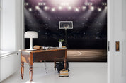 3D Basketball Court Lighting Wall Mural Wallpaper 29- Jess Art Decoration
