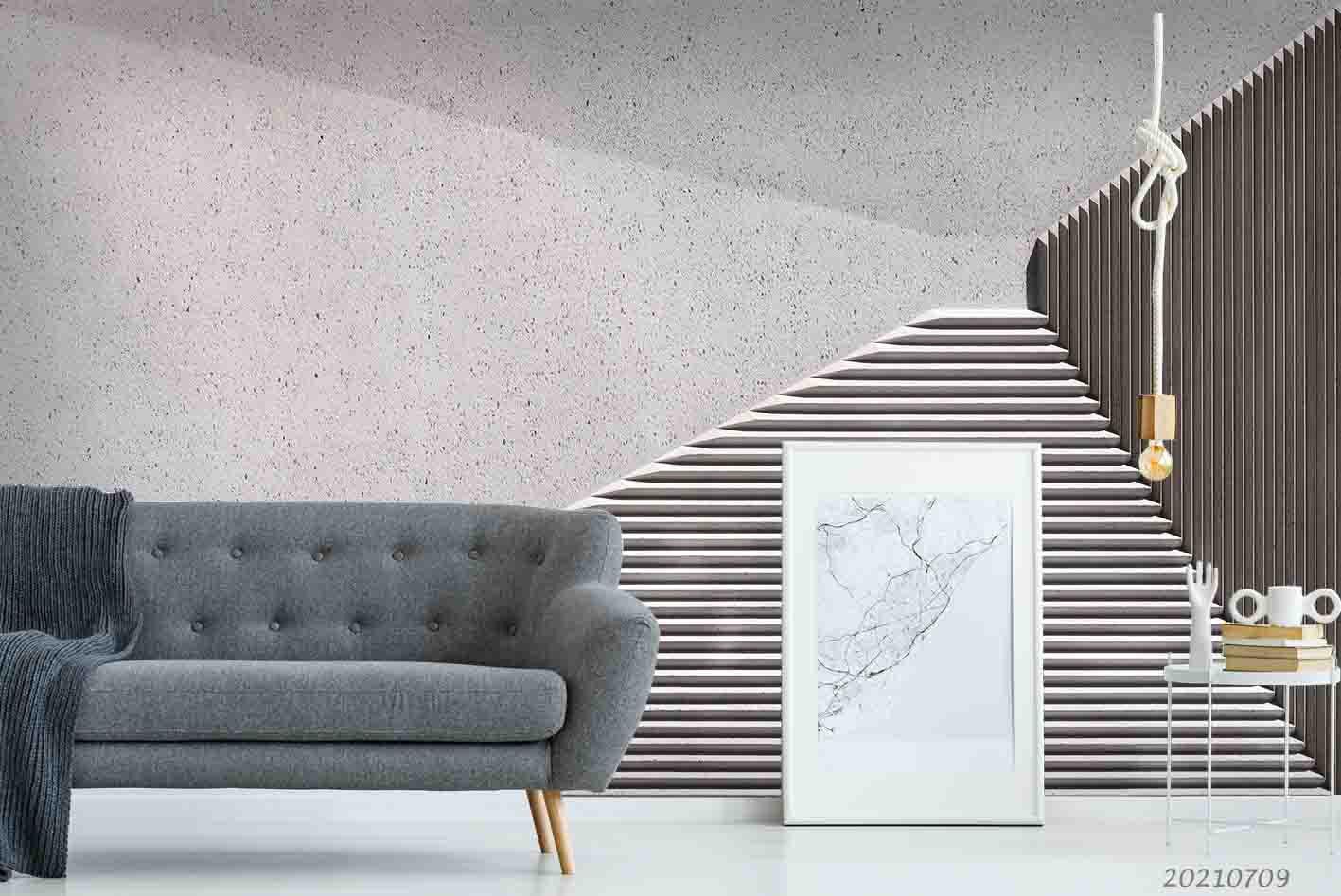 3D White Stereo Space Steps Wall Mural Wallpaper SWW4193- Jess Art Decoration