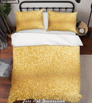 3D Gold Foil Quilt Cover Set Bedding Set Pillowcases 166- Jess Art Decoration