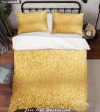 3D Gold Foil Quilt Cover Set Bedding Set Pillowcases 166- Jess Art Decoration
