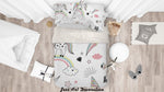 3D Color Cartoon Unicorn Quilt Cover Set Bedding Set Pillowcases  170- Jess Art Decoration