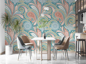 3D Vintage Classic Floral Pattern Wall Mural Wallpaper GD 3499- Jess Art Decoration