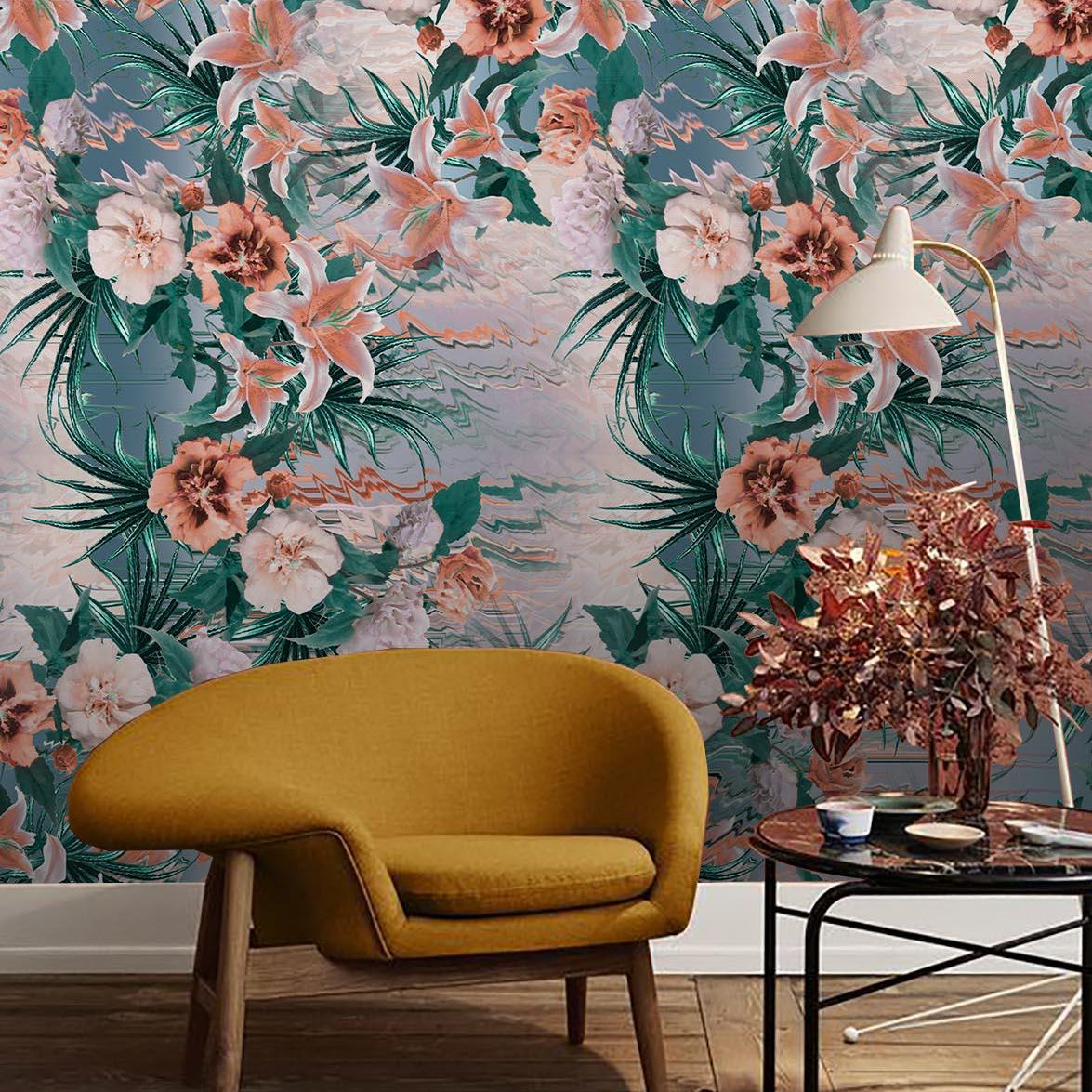 3D Pink Lily Wall Mural Wallpaper 29- Jess Art Decoration