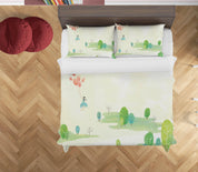 3D Cartoon Tree Girl Quilt Cover Set Bedding Set Duvet Cover Pillowcases A577 LQH- Jess Art Decoration