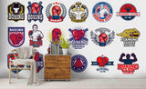 3D Boxing Club Logo Wall Mural Wallpaper 22- Jess Art Decoration