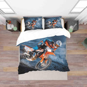 3D Off-road Motorcycle Quilt Cover Set Bedding Set Duvet Cover Pillowcases JN 1195- Jess Art Decoration
