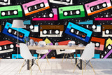 3D Retro Colorful Tapes Wall Mural Wallpaper 31- Jess Art Decoration