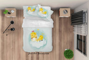 3D Cartoon Giraffe Quilt Cover Set Bedding Set Duvet Cover Pillowcases SF13- Jess Art Decoration