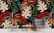 3D Tropical Colored Leaves Wall Mural Wallpaper 57 LQH- Jess Art Decoration