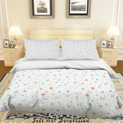 3D Red Pink Floral Quilt Cover Set Bedding Set Duvet Cover Pillowcases SF41- Jess Art Decoration