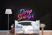 3D Purple Slogan Black Background Wall Mural Wallpaper 275- Jess Art Decoration