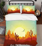 3D Desert Landscape Quilt Cover Set Bedding Set Pillowcases 252- Jess Art Decoration