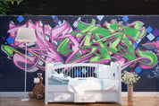 3D Abstract Colorful Sign Graffiti Wall Mural Wallpaper 282- Jess Art Decoration