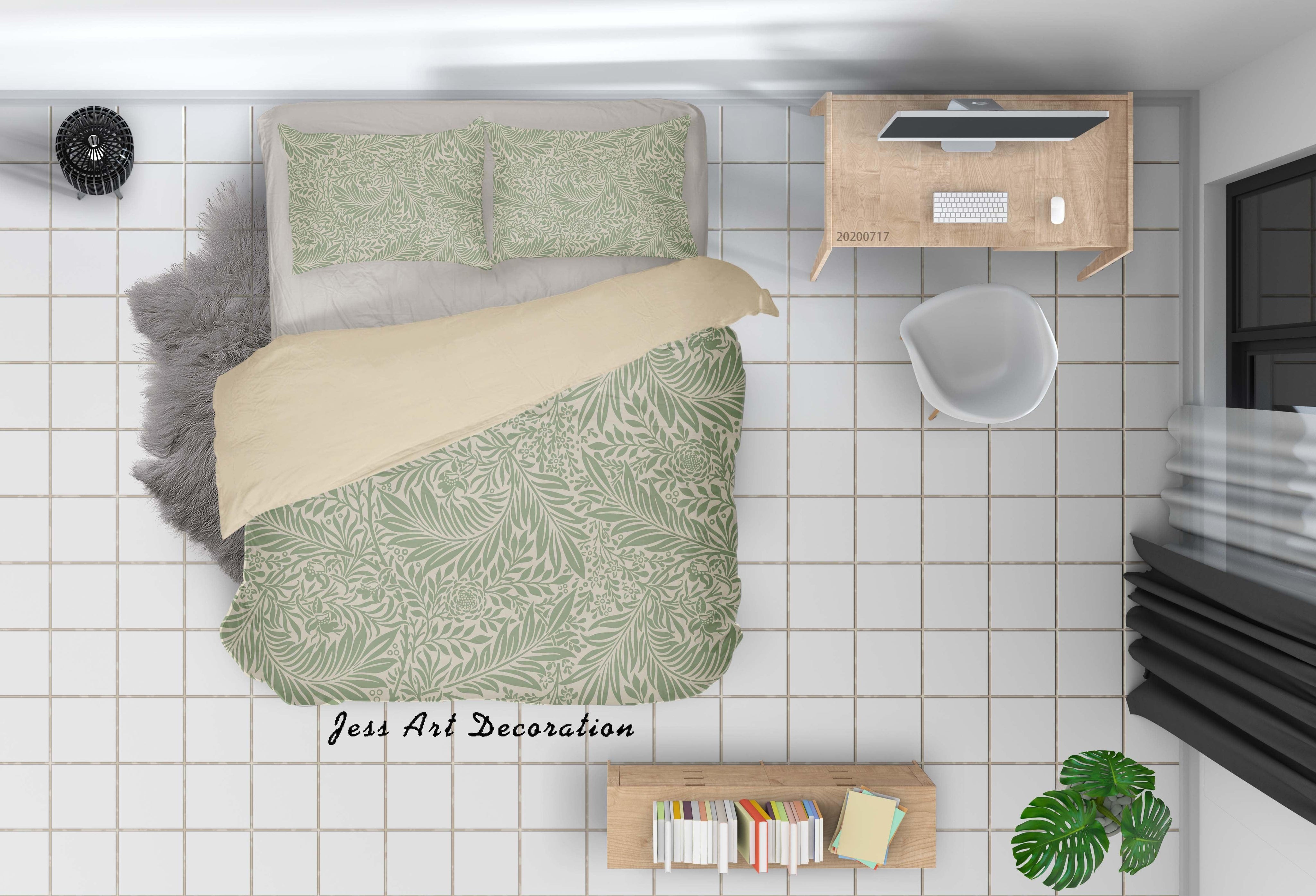 3D Vintage Floral Quilt Cover Set Bedding Set Duvet Cover Pillowcases WJ 1606- Jess Art Decoration