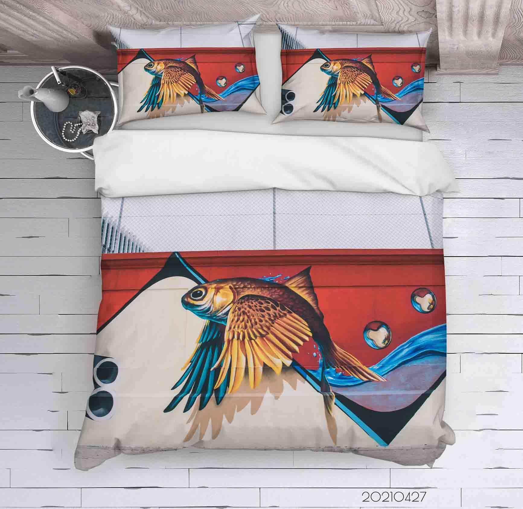 3D Abstract Art Works Graffiti Quilt Cover Set Bedding Set Duvet Cover Pillowcases 117- Jess Art Decoration