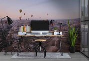 3D Hot Air Balloon Sky Wall Mural Wallpaper A152 LQH- Jess Art Decoration