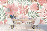 3D Watercolor Pink Floral Wall Mural Wallpaper 44- Jess Art Decoration