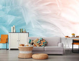 3D Modern Colorful Feather Wall Mural Removable 114- Jess Art Decoration
