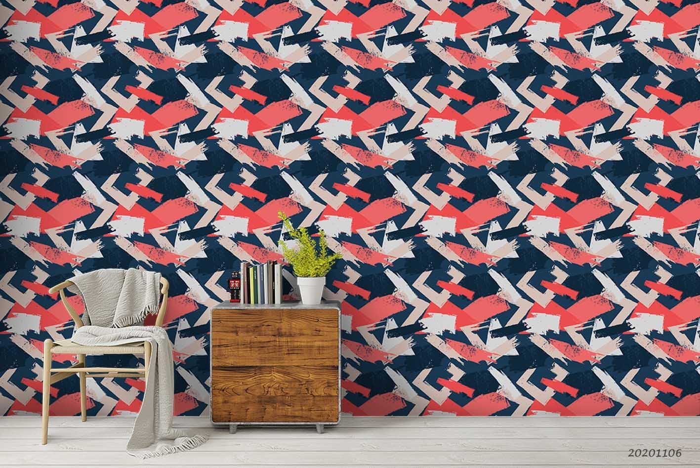 3D Abstract Colorful Pattern Wall Mural Wallpaper LXL- Jess Art Decoration
