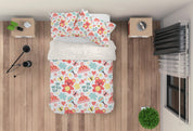 3D Cartoon Bear Cake Quilt Cover Set Bedding Set Pillowcases 49- Jess Art Decoration