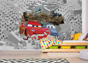 3D Cartoon Toy Car Story Wall Mural Wallpaper WJ 6674- Jess Art Decoration