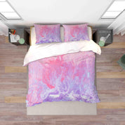 3D Abstract Pink Marble Quilt Cover Set Bedding Set Duvet Cover Pillowcases 95- Jess Art Decoration