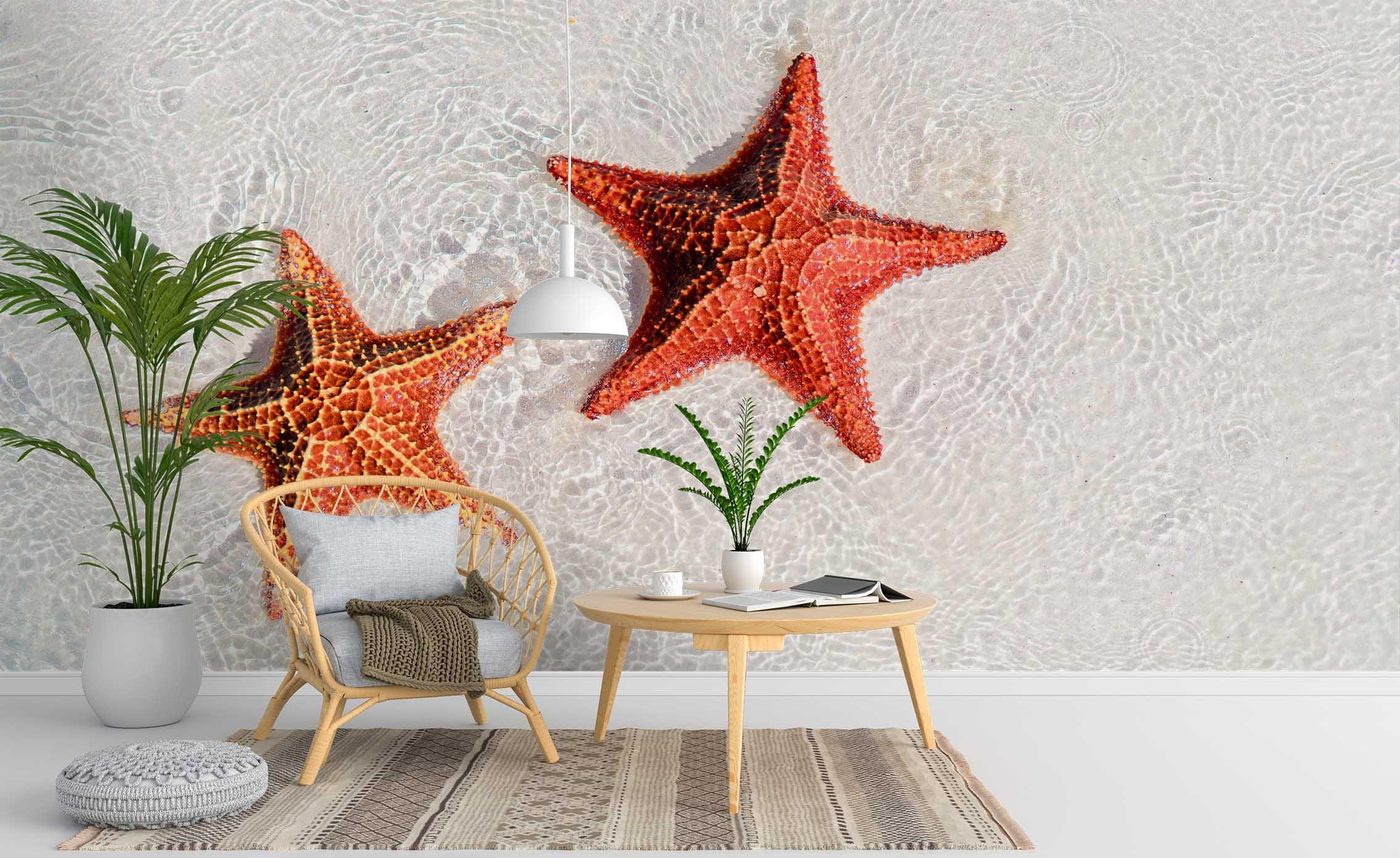 3D Beach Starfish Wall Mural Wallpaper 64 LQH- Jess Art Decoration