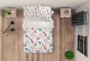 3D Cartoon Boat Anchor Quilt Cover Set Bedding Set Pillowcases 74- Jess Art Decoration