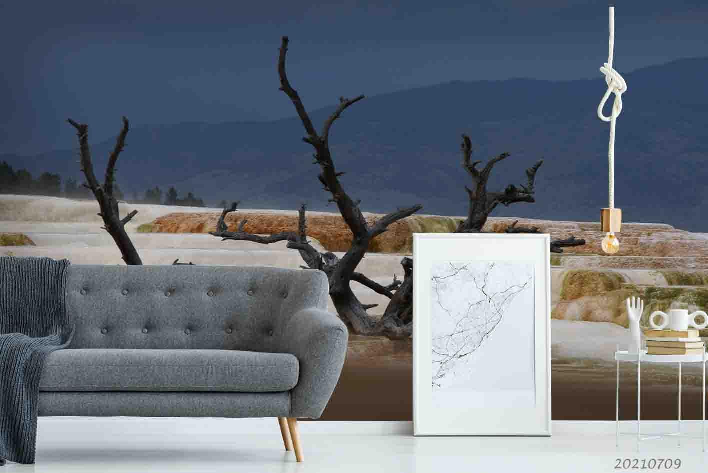 3D Withered Tree Wall Mural Wallpaper SWW3925- Jess Art Decoration