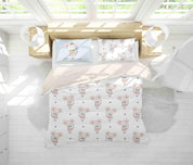 3D White Mouse Quilt Cover Set Bedding Set Pillowcases 02- Jess Art Decoration