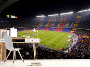 Spain Camp Nou Stadium Wallpaper football stadium wall mural for sports room, club room or fan space - view 2