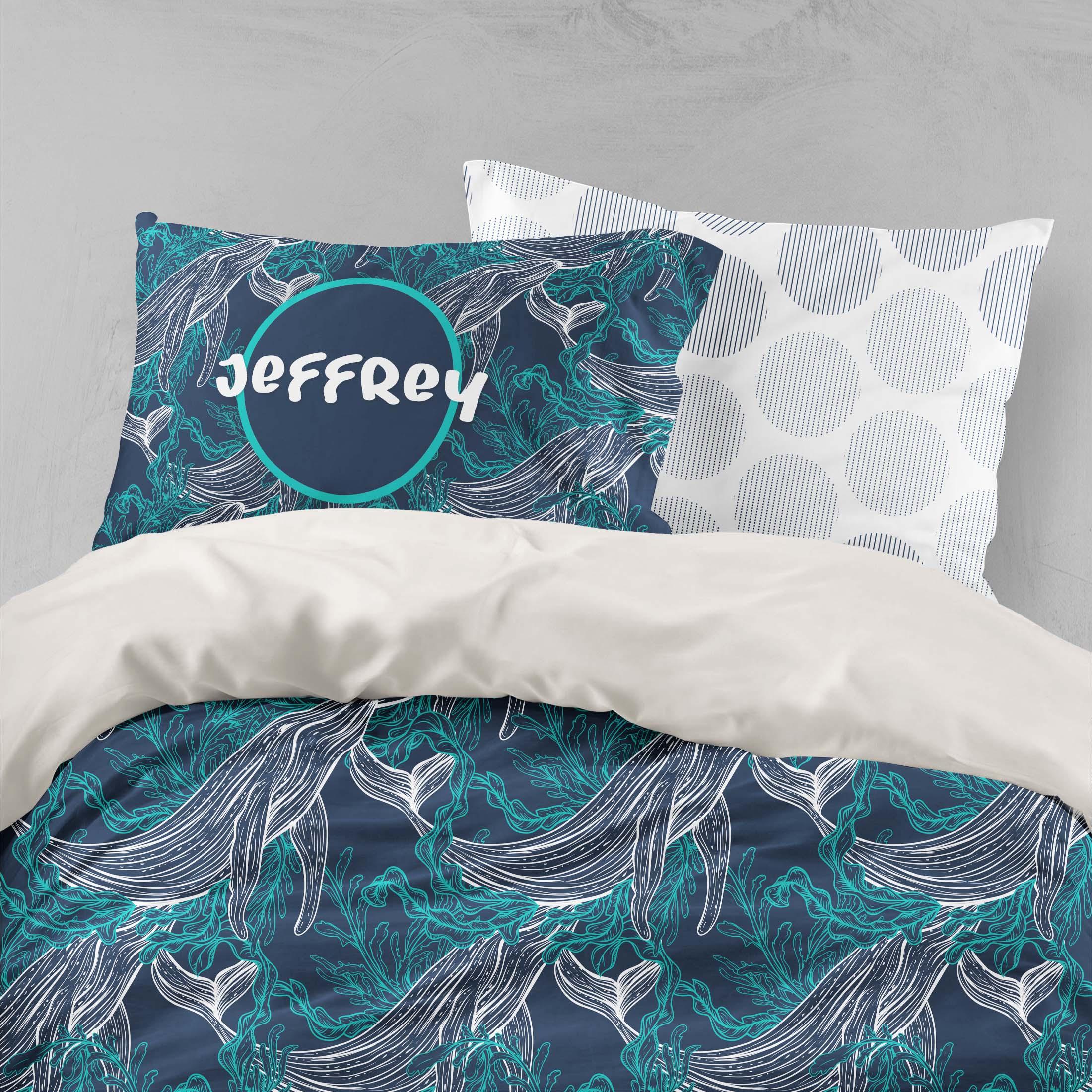 3D Whale Quilt Cover Set Bedding Set Pillowcases 99- Jess Art Decoration