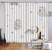 3D Cartoon Cloud Sun Moon Star Curtains and Drapes LQH 181- Jess Art Decoration