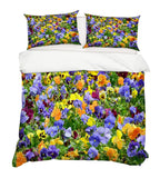 3D Wild Floral Quilt Cover Set Bedding Set Pillowcases 57- Jess Art Decoration