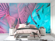 3D Colorful Tropical Leaf Pattern Wall Mural Wallpaper GD 720- Jess Art Decoration