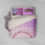3D Purple Sky Ferris Wheel Quilt Cover Set Bedding Set Pillowcases 119- Jess Art Decoration