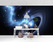 3D Space Galaxy Wormhole Wall Mural Wallpaper WJ 2062- Jess Art Decoration