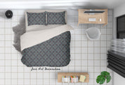 3D Abstract Geometric Decoration Quilt Cover Set Bedding Set Duvet Cover Pillowcases 203- Jess Art Decoration