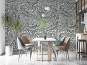 3D Vintage Plants Leaf Pattern Wall Mural Wallpaper GD 4001- Jess Art Decoration