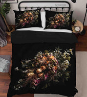 3D Rose Bouquet Quilt Cover Set Bedding Set Duvet Cover Pillowcases 257- Jess Art Decoration