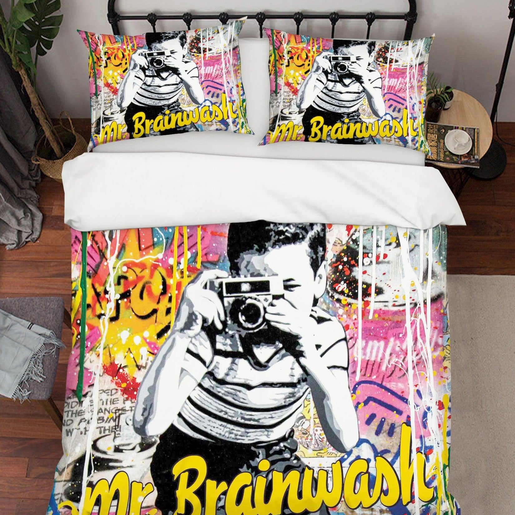 3D  Take Pictures Boy Colorized Quilt Cover Set Bedding Set Duvet Cover Pillowcases  ZY D77- Jess Art Decoration