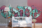 3D Abstract Symbol Graffiti Wall Mural Wallpaper 293- Jess Art Decoration
