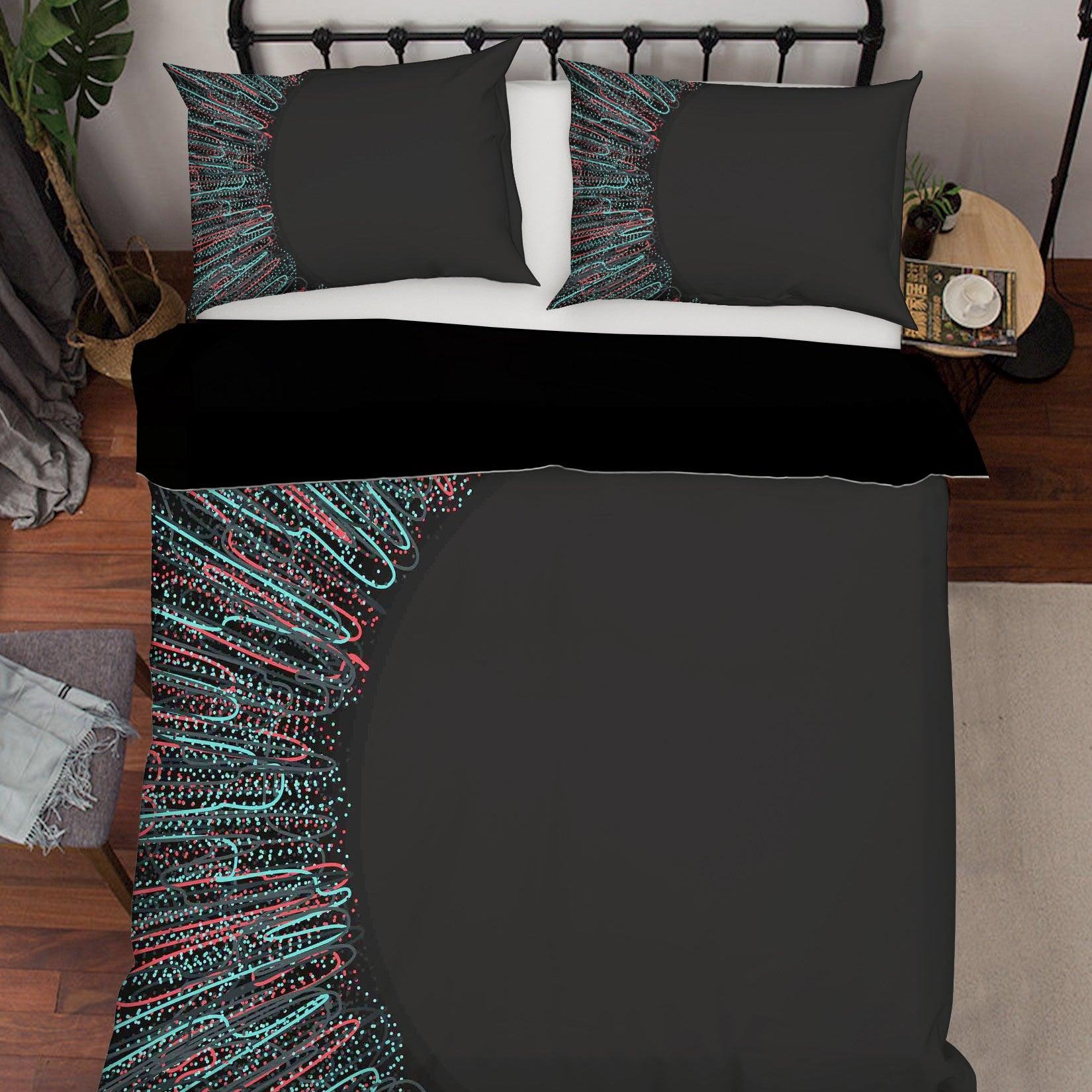 3D Abstract Geometric Figure Quilt Cover Set Bedding Set Pillowcases 04- Jess Art Decoration