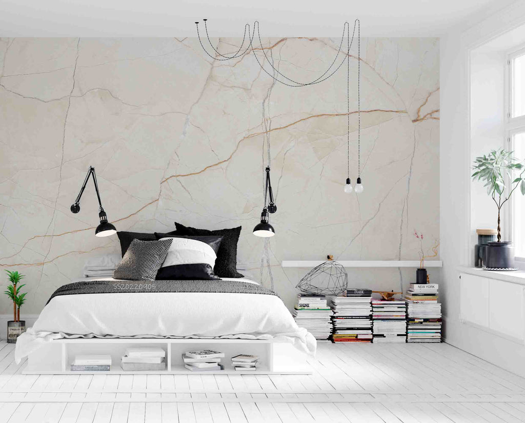 3D Abstract Marble Tile Texture Wall Mural Wallpaper GD 2633 ...