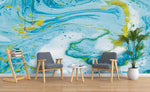 3D Blue Ocean Texture Marble Wall Mural Wallpaper 191- Jess Art Decoration