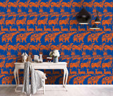 3D Red Animal Elephant Horse Wall Mural Wallpaper 05- Jess Art Decoration