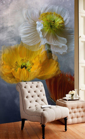 3D Oil Painting Daisy Floral Wall Murals 242- Jess Art Decoration