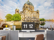3D Famous Cathedral Museum Berlin Wall Mural Wallpaper GD 2143- Jess Art Decoration